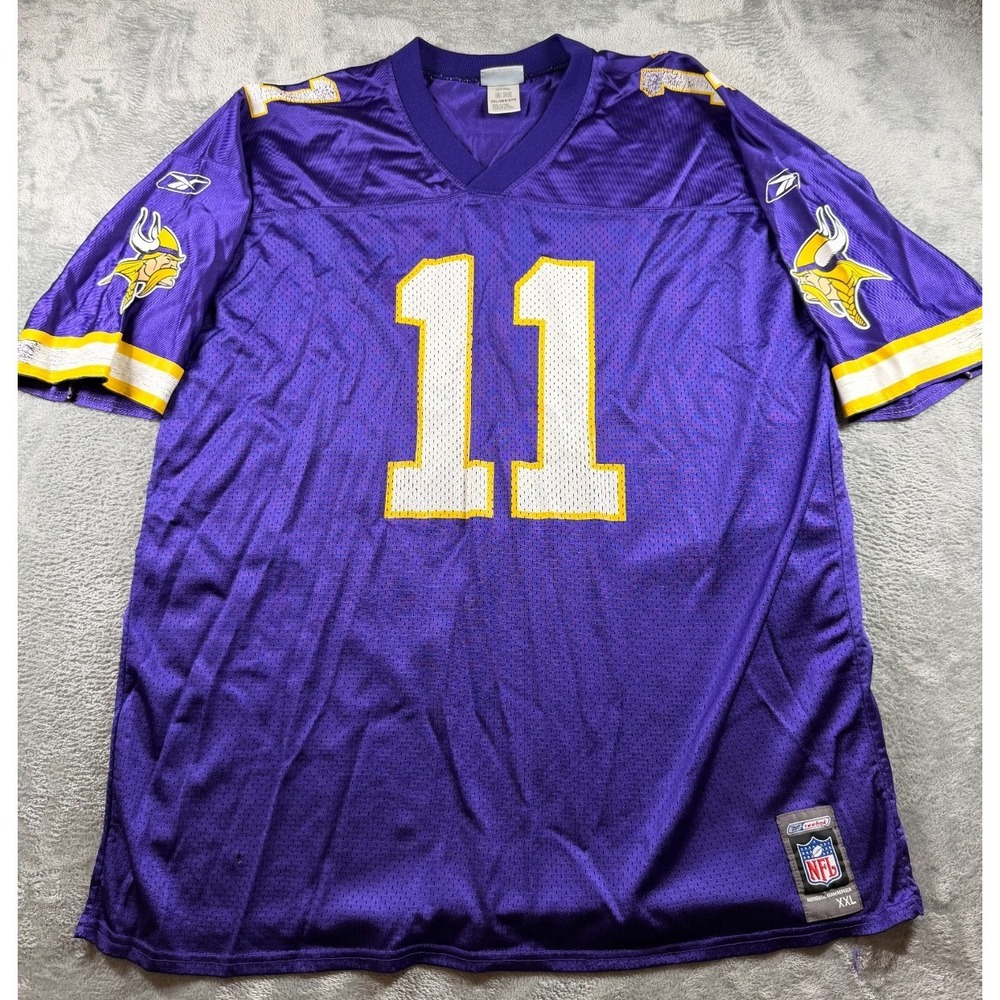 Vtg Reebok Daunte Culpepper Vikings Jersey Mens 2XL #11 NFL Korea